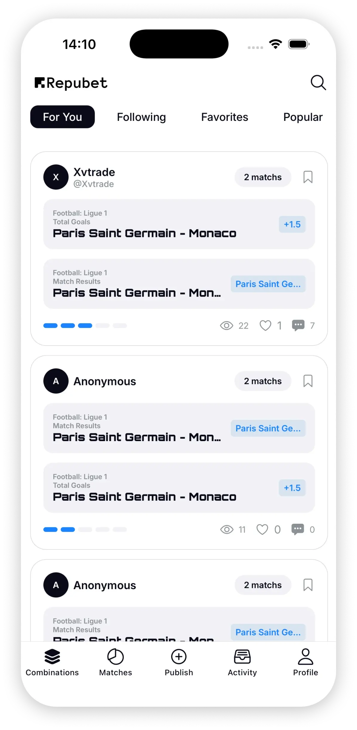 Lijst met sportweddenschappen